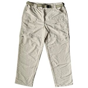 L.L. Bean Pants Convertible Cargo Cream